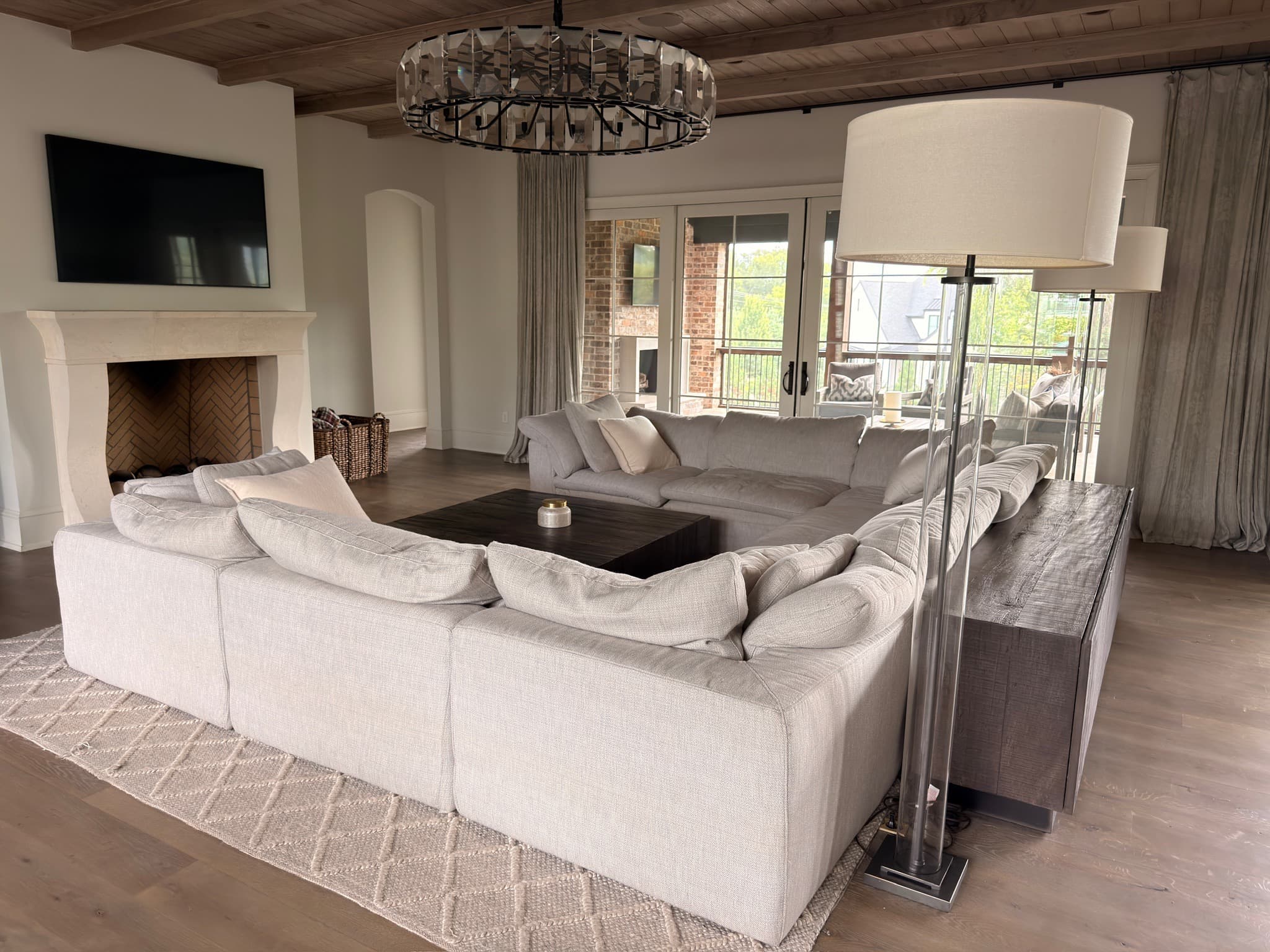 A bright Brentwood living room featured in the Estate Greats Media Library