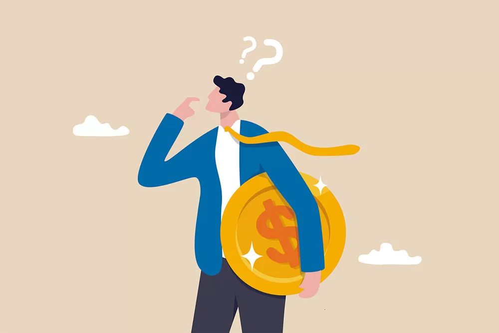 illustration of negotiate prices at an estate sale