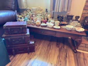 estate sale setup