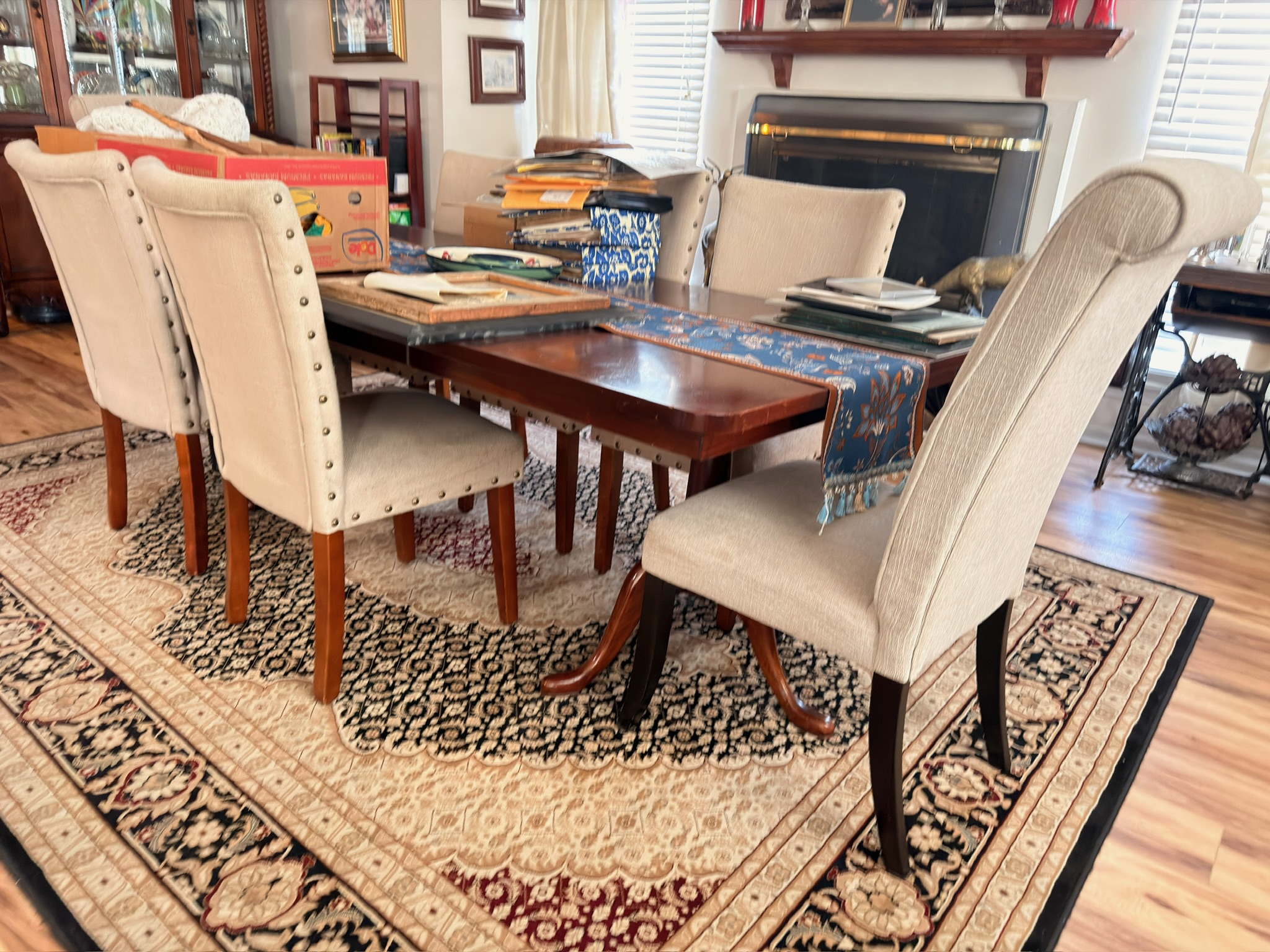 Kitchen table for sale at an estate sale